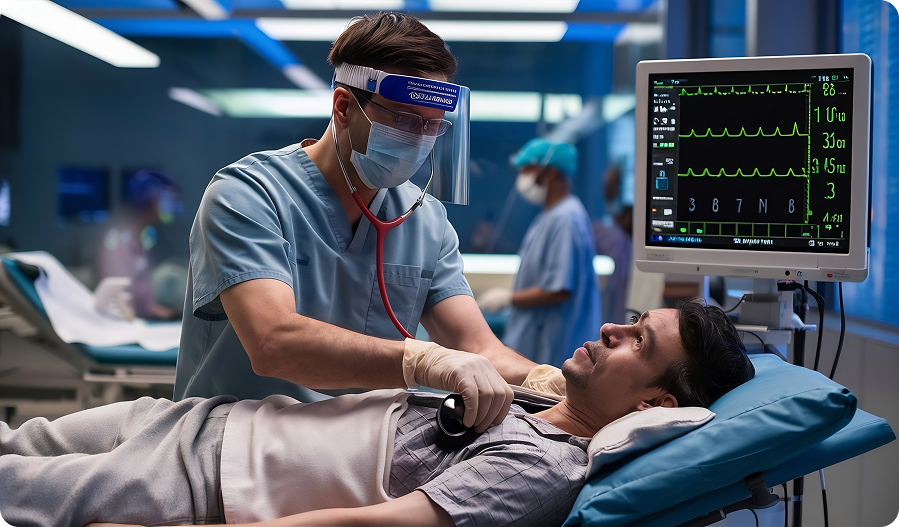 ECG, 2DECHO, TMT